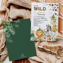 Search for tropical leaves baby shower invitations Jungle