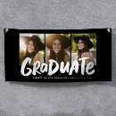 Search for photo graduation banners Black and white