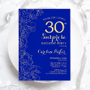 Search for surprise 30th birthday invitations Elegant