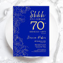 Search for blue flowers invitations Feminine