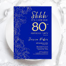 Search for 80th surprise invitations Feminine