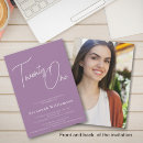 Search for purple 21st birthday invitations Classy