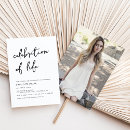 Search for simple celebration life invitations Modern