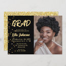 Search for glitter graduation invitations Senior