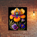 Search for blue iris art Yellow