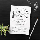Search for music notes graduation invitations Elegant