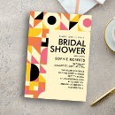 Search for geometric bridal shower invitations Stylish