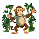 Search for monkey kids tshirts Happy