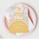Search for flowers 9th birthday invitations Hippie