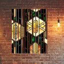 Search for deco stained glass art Gold