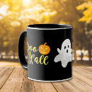 Search for halloween mugs orange and black