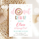 Search for donut grow up invitations Doughnut party