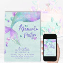 Search for iridescent birthday invitations Girl