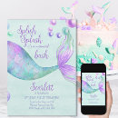 Search for splish splash mermaid bash Watercolor