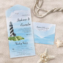 Search for lighthouse nautical wedding invitations Coastal