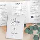 Search for tri fold wedding programmes Itinerary