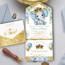 Search for royal blue gold baby shower invitations It's a prince