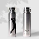 Search for black water bottles Initials