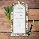Search for green white and gold wedding invitations Spring summer fall winter