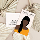 Search for long business cards Fashion illustration