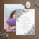 Search for lavender and gold wedding invitations Purple