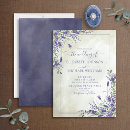Search for lavender and green wedding invitations Eucalyptus