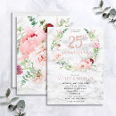 Search for 25th anniversary invitations Floral