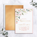 Search for pink gold quinceanera invitations Party