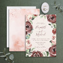 Search for cinnamon rose wedding invitations Watercolor