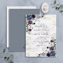 Search for dusty purple wedding invitations Floral