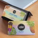 Search for ice cream business cards Watercolor