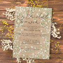 Search for babys breath bridal shower invitations Watercolor