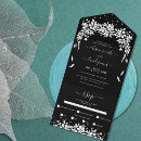Search for silver confetti wedding invitations All in one