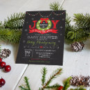 Search for joy christmas invitations Chalkboard