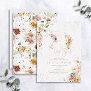 Search for modern floral 70th birthday invitations Seventy