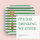 Search for green and white striped plates Modern