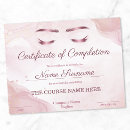 Search for certificate of completion Beauty salon