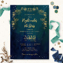Search for stars graduation invitations Navy blue