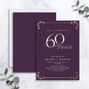 Search for purple birthday invitations Typography