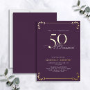 Search for purple surprise party invitations Modern