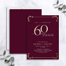 Search for 60 years birthday invitations Typography