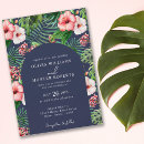 Search for hibiscus wedding invitations Tropical floral