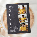 Search for 3 photo graduation invitations Chalkboard