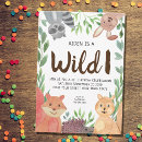 Search for wild one 1st birthday invitations Gender neutral