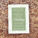 Search for vintage botanical wedding invitations Simple