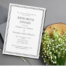 Search for traditional rehearsal dinner invitations Formal