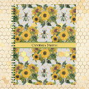Search for sunflower notebooks Bees