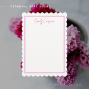 Search for scalloped note cards For her