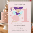 Search for ballerina 1st birthday invitations Girl