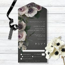 Search for lavender black wedding invitations Elegant